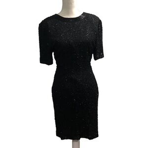 Stenay Black Sequin Mini Dress